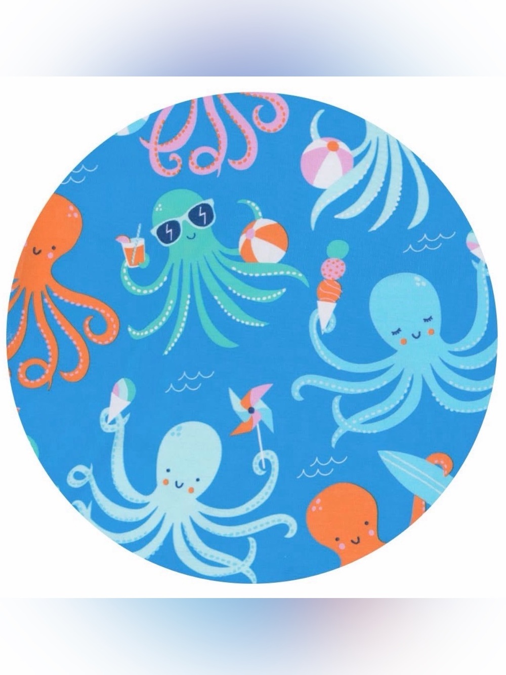 Little Sleepies Octopus Party Cloud Blanket